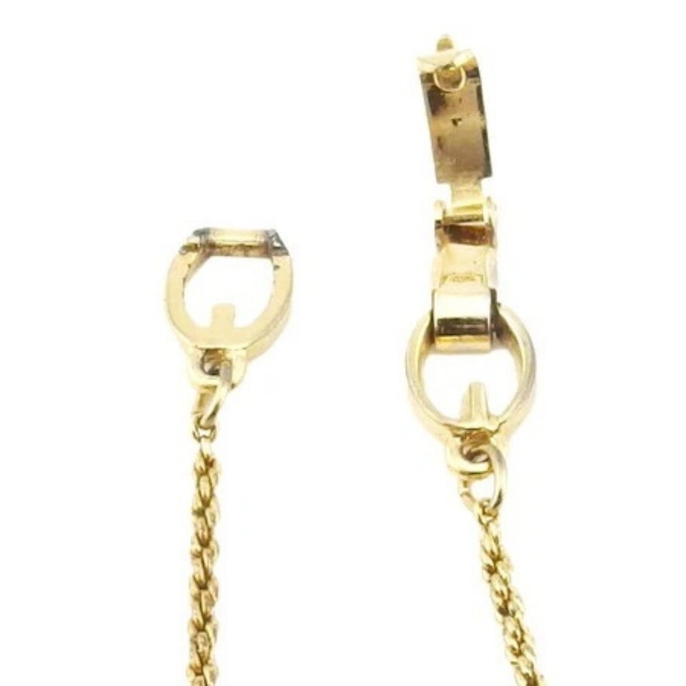 GIVENCHY necklace x rhinestone Crystal Rhinestone Authentic - Picture 5 of 7